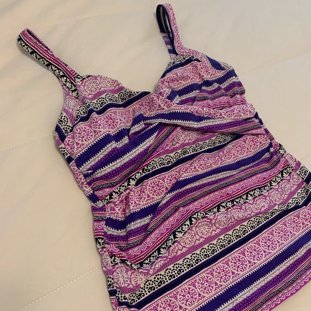 Lands End Twist Front Tankini